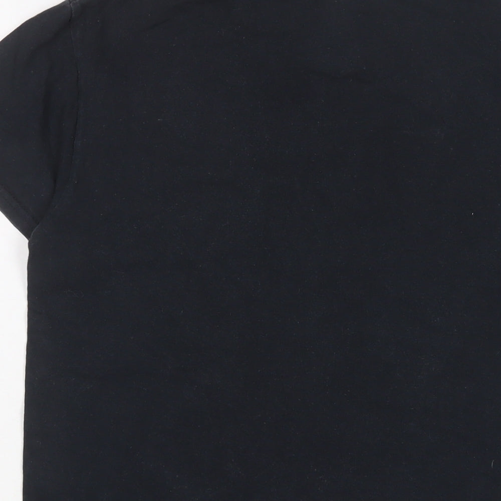 Thrasher Mens Black Cotton T-Shirt Size S Crew Neck