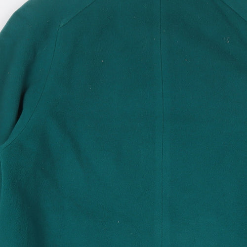 Lampert Womens Green Overcoat Coat Size 12 Button