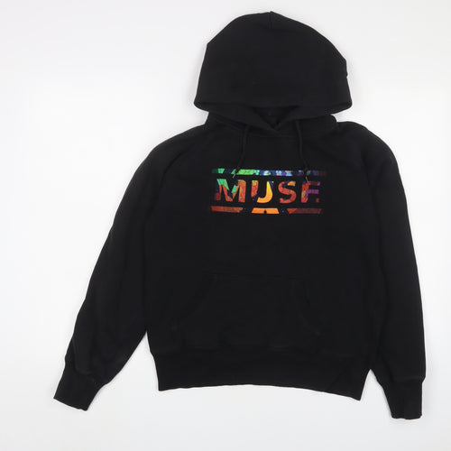 Muse Womens Black Cotton Pullover Hoodie Size M Pullover - Tour 2009