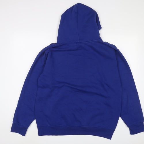 Saltrock Mens Blue Cotton Pullover Hoodie Size M - Logo