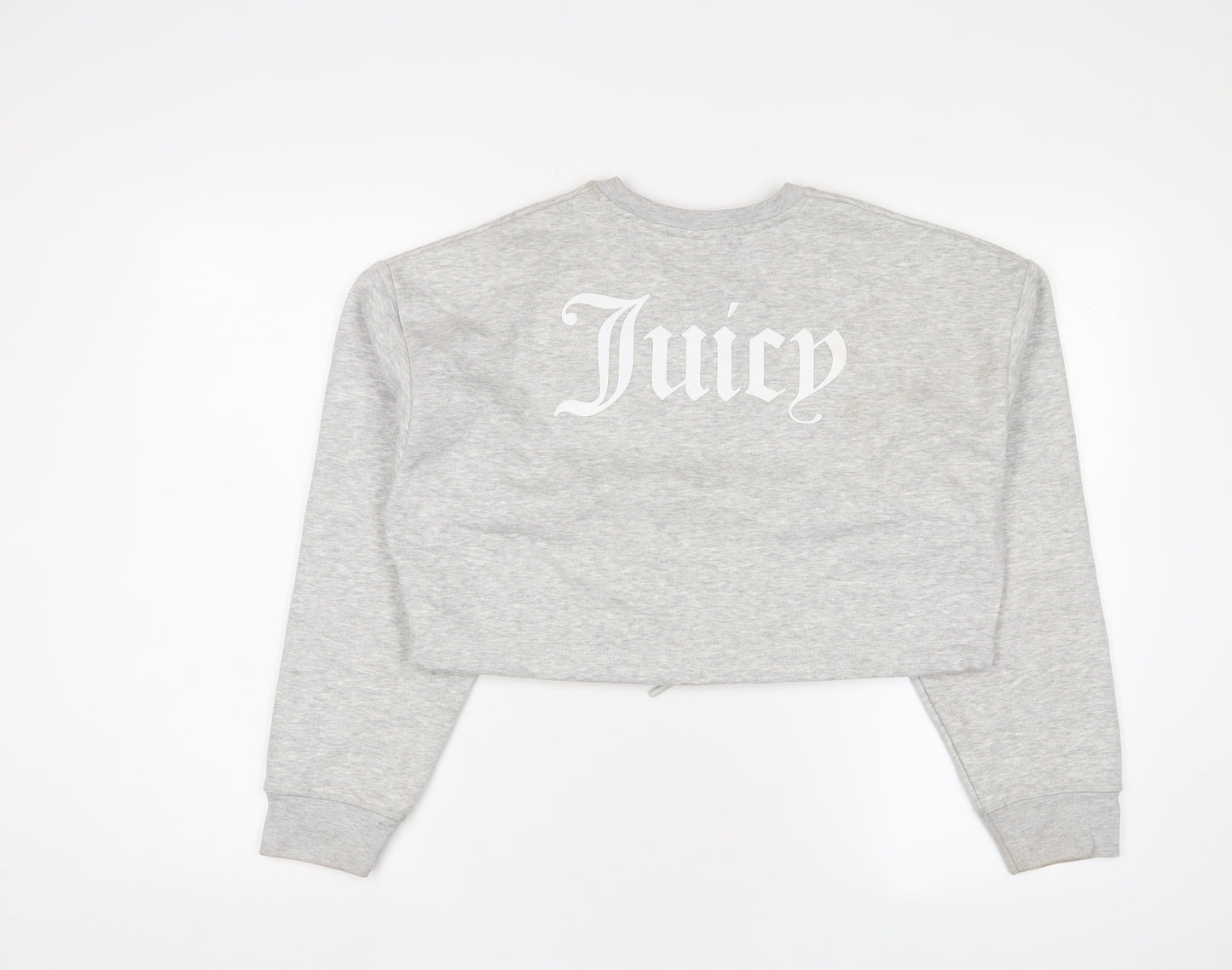 Juicy Couture Womens Grey Cotton Pullover Sweatshirt Size S Pullover - Logo