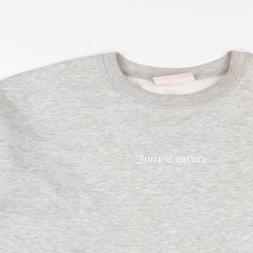 Juicy Couture Womens Grey Cotton Pullover Sweatshirt Size S Pullover - Logo