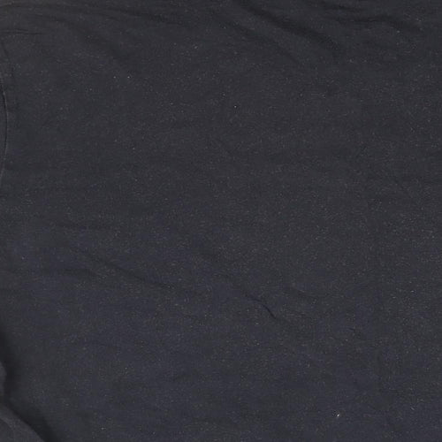 Hollister Mens Blue Cotton T-Shirt Size XL Round Neck