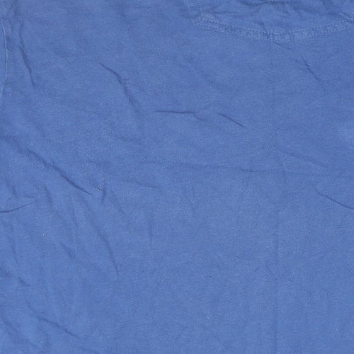 Fat Face Mens Blue Cotton T-Shirt Size L Round Neck - Life Is Out There