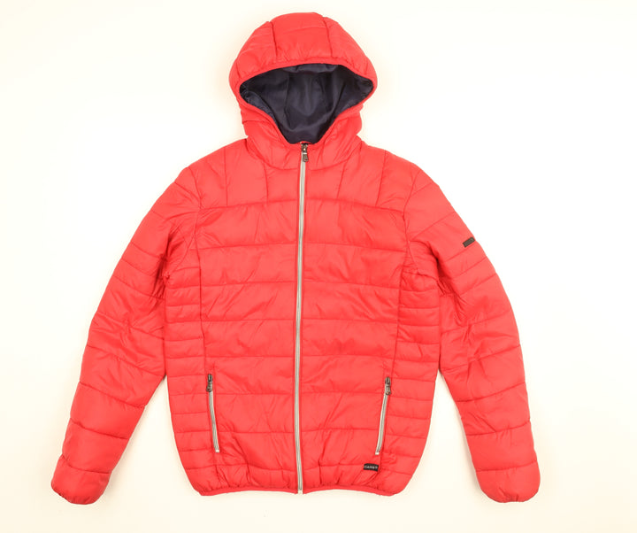 CARS Womens Red Puffer Jacket Coat Size 16 Zip