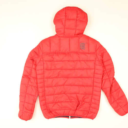 CARS Womens Red Puffer Jacket Coat Size 16 Zip