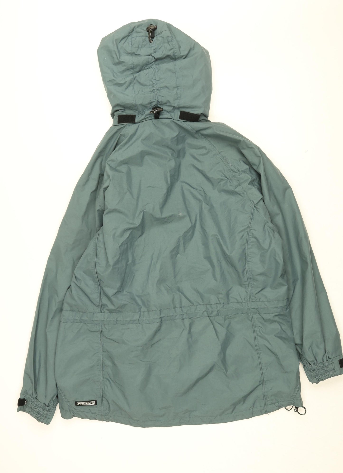 Phoenix Womens Blue Overcoat Coat Size 16 Zip