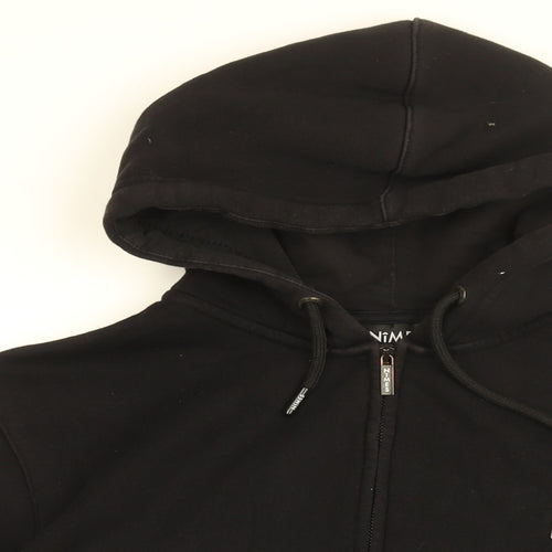 Nimes Mens Black Cotton Full Zip Hoodie Size S
