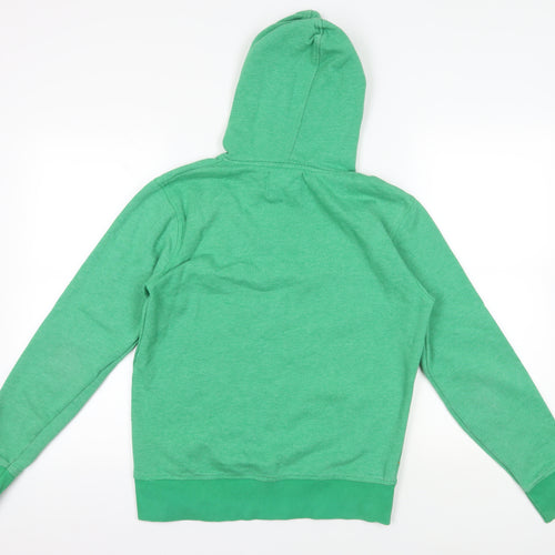 Jack & Jones Green Pullover Hoodie, Size M, Casual Graphic