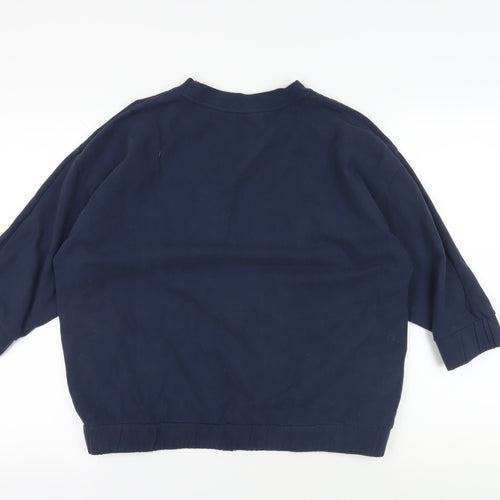 Beaumont Organic Blue Pullover Sweatshirt, Size M