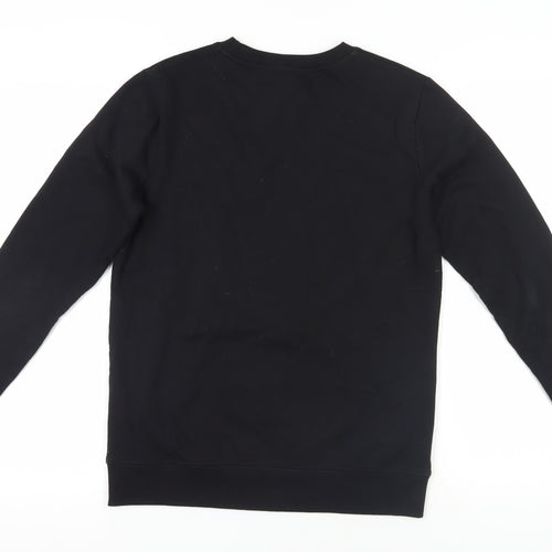 Disney Dumbo Black Sweatshirt, Crew Neck, Size 8
