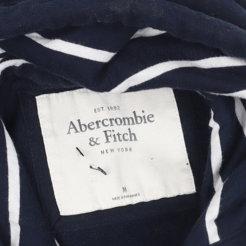 Abercrombie & Fitch Navy M Buttoned Hoodie