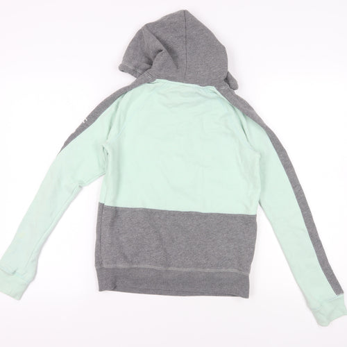 Hollister Grey Multicoloured Pullover Hoodie S