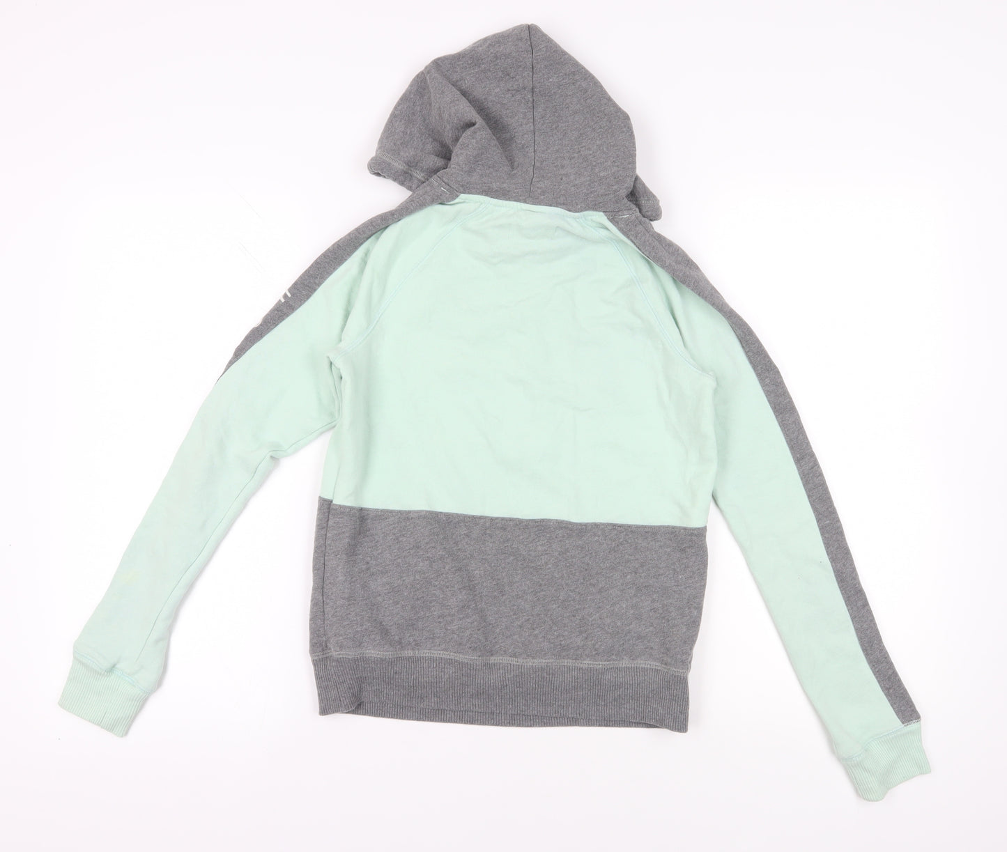 Hollister Grey Multicoloured Pullover Hoodie S