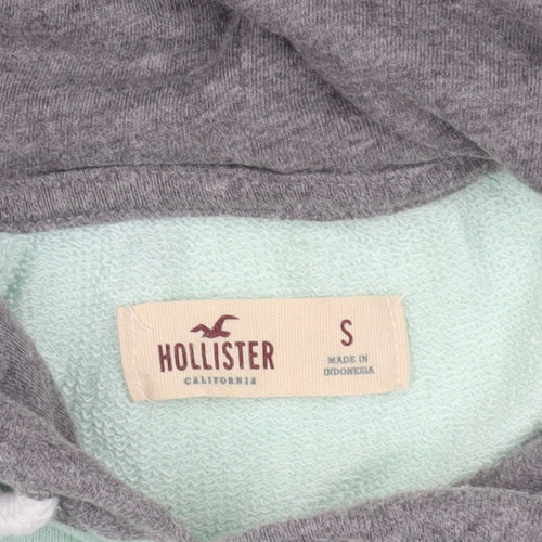 Hollister Grey Multicoloured Pullover Hoodie S