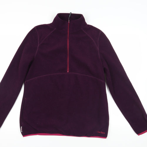 Peter Storm Purple Pullover Fleece Sweatshirt Size 18