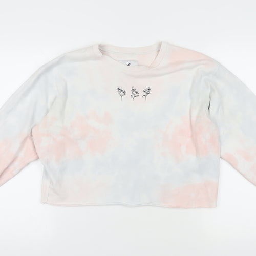 Hollister Multicoloured Floral Pullover Sweatshirt, M