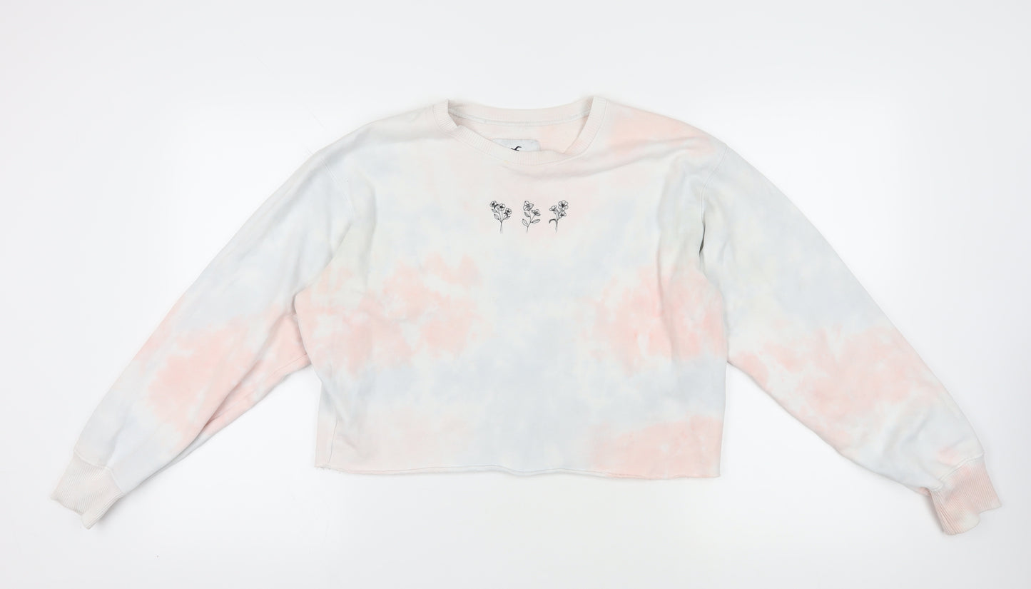 Hollister Multicoloured Floral Pullover Sweatshirt, M