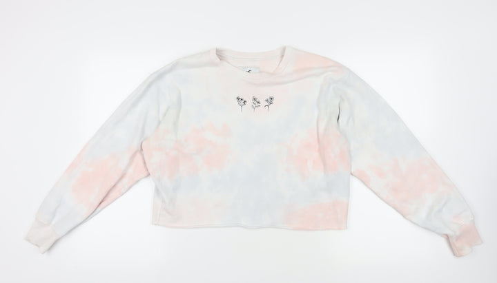 Hollister Multicoloured Floral Pullover Sweatshirt, M