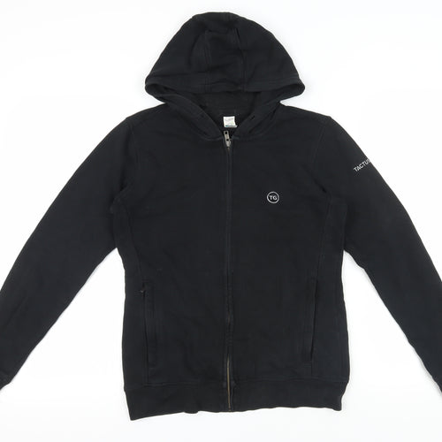 Clique Black Full Zip Hoodie, Size S, Unisex