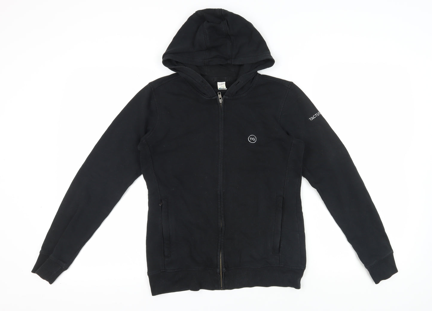 Clique Black Full Zip Hoodie, Size S, Unisex