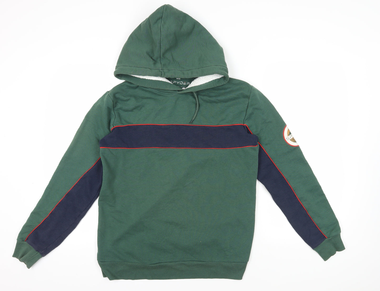 Spyder Green Men's Pullover Hoodie - Medium