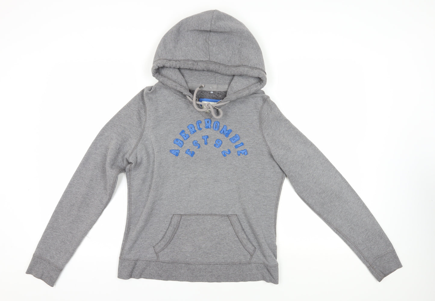 Abercrombie & Fitch Grey Hoodie, L, Unisex Pullover