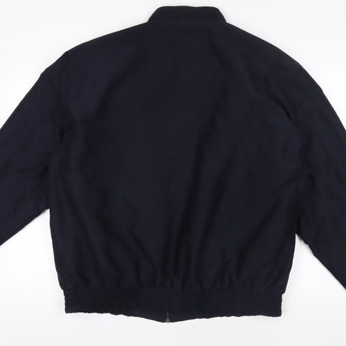 Armando Black 2XL Bomber Jacket with Zipped Pockets