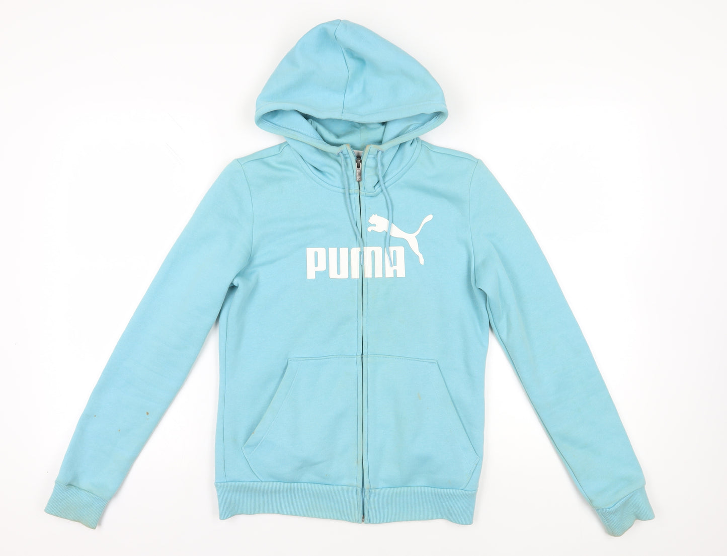 Puma Blue Full Zip Hoodie, Size 10, Women's Casual