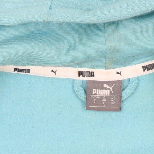 Puma Blue Full Zip Hoodie, Size 10, Women's Casual