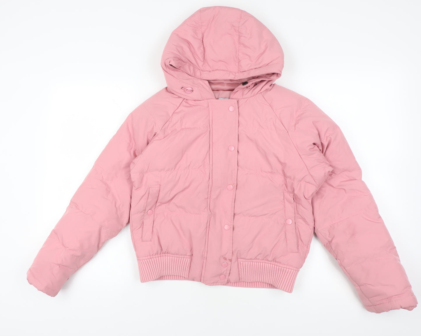 Gap Pink Puffer Jacket with Hood - M