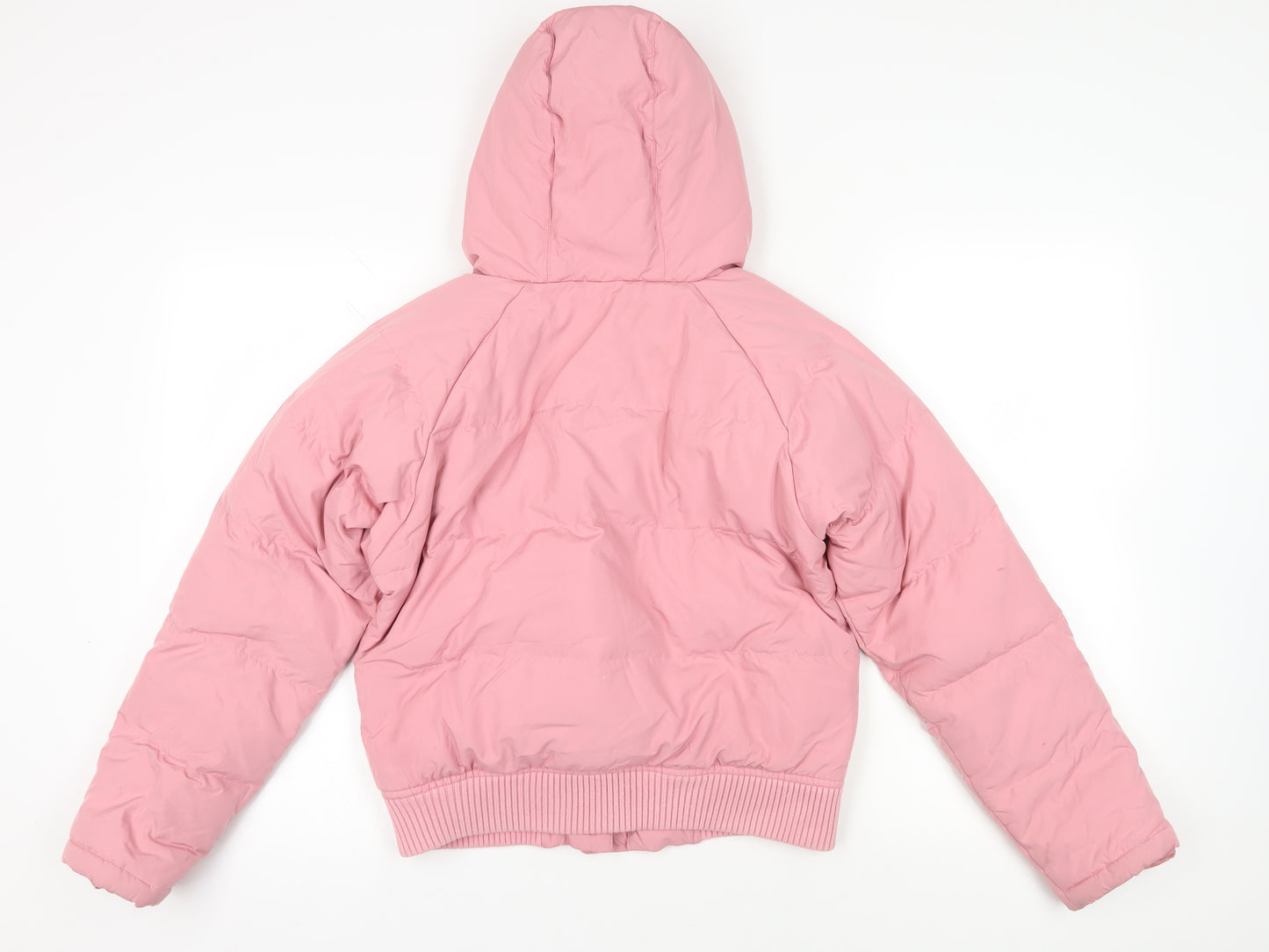 Gap Pink Puffer Jacket with Hood - M