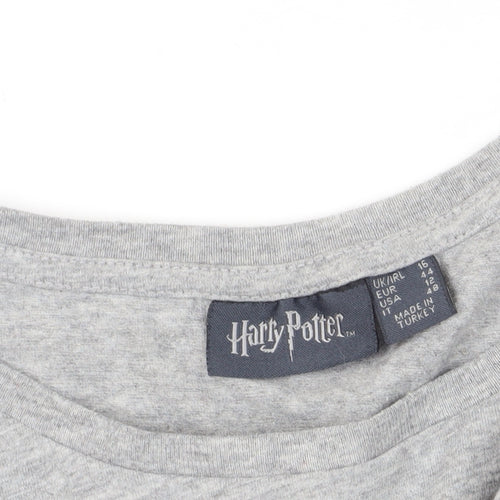 Harry Potter Grey T-Shirt Size 16 - Casual and Fun