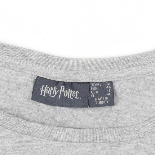 Harry Potter Grey T-Shirt Size 16 - Casual and Fun