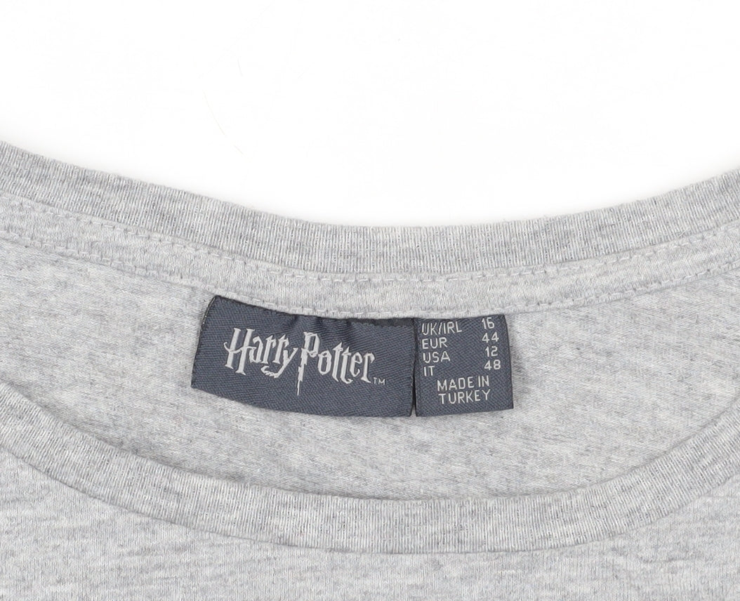 Harry Potter Grey T-Shirt Size 16 - Casual and Fun