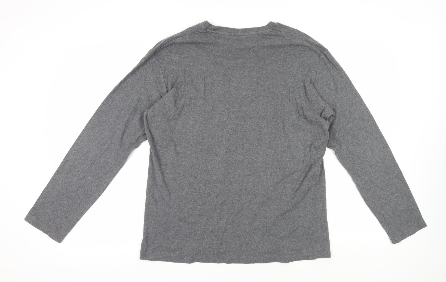 Uniqlo Grey XL Long Sleeve T-Shirt, 100% Cotton