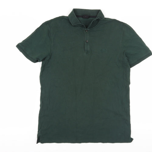 Hugo Boss Green Polo Shirt L - Regular Fit Classic Style