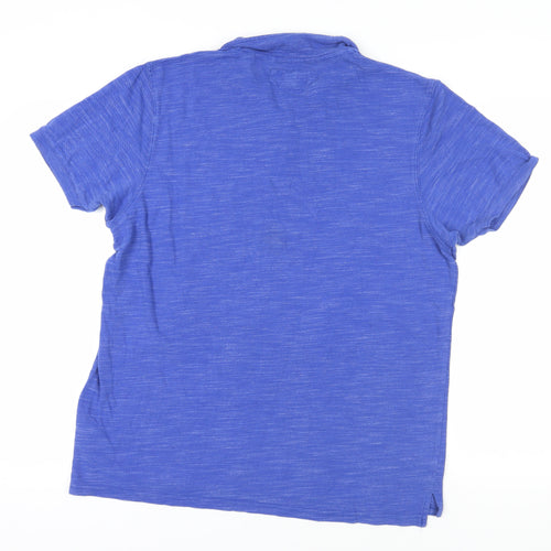 Nicholas Deakins Blue Cotton Polo 2XL