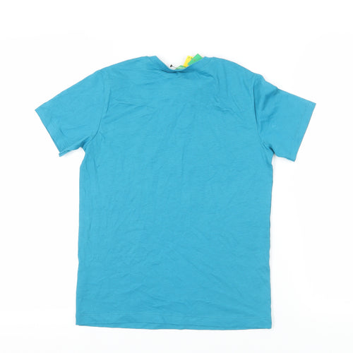 Benetton Boys Blue Graphic Print T-Shirt - 10-11 Years