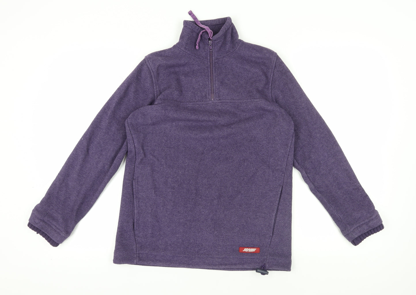 Purple Joie de Vivre Fleece 1/2 Zip Sweatshirt