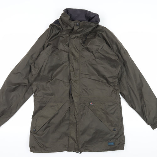 Wynnster Green Parka Jacket S Lightweight Waterproof