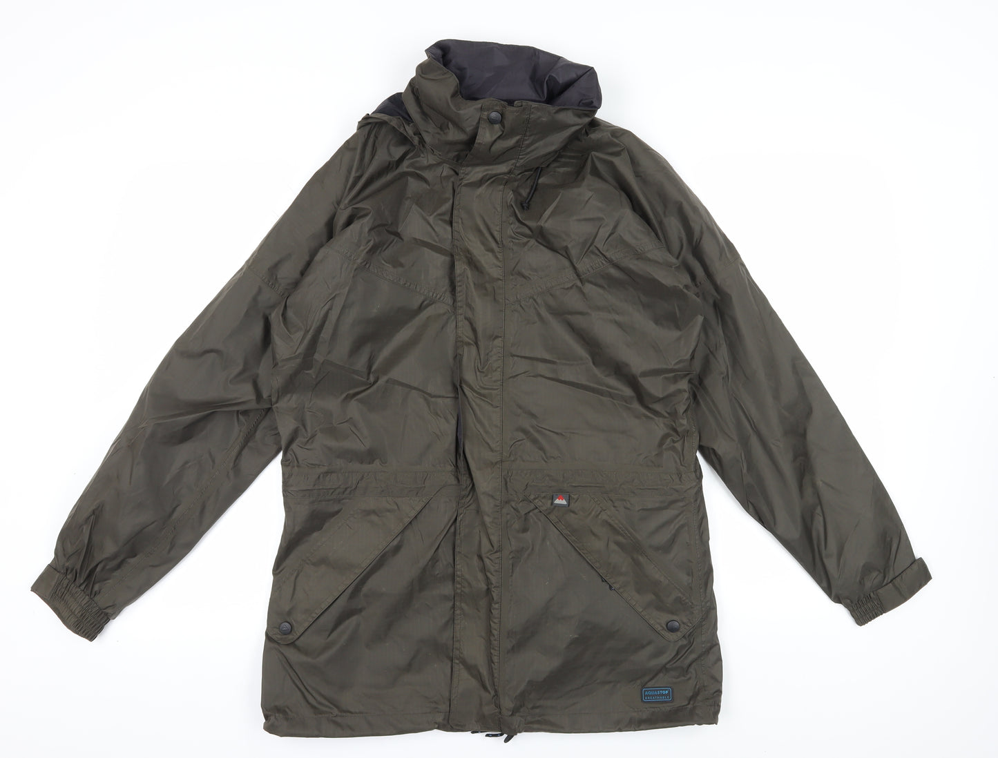 Wynnster Green Parka Jacket S Lightweight Waterproof