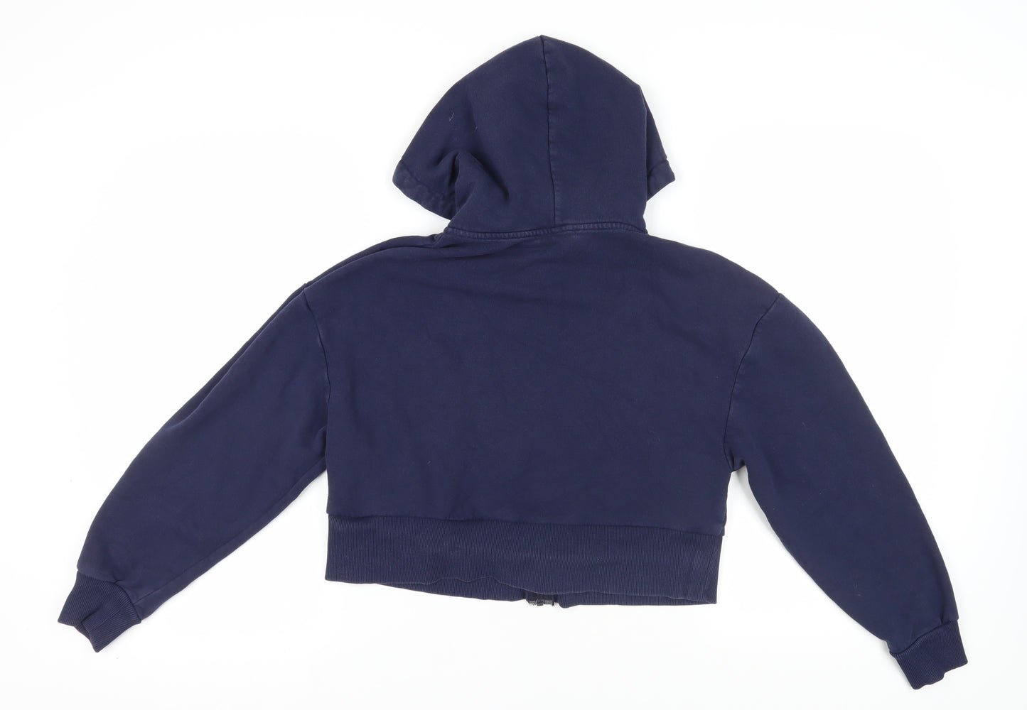 Zara Blue Women's Full Zip Hoodie Size S