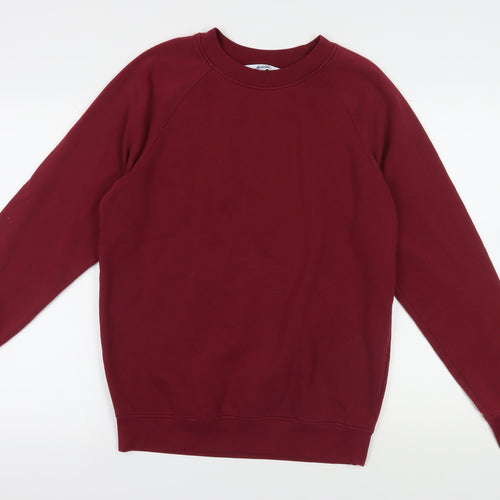 Alexandra Red Pullover Sweatshirt M Lightweight