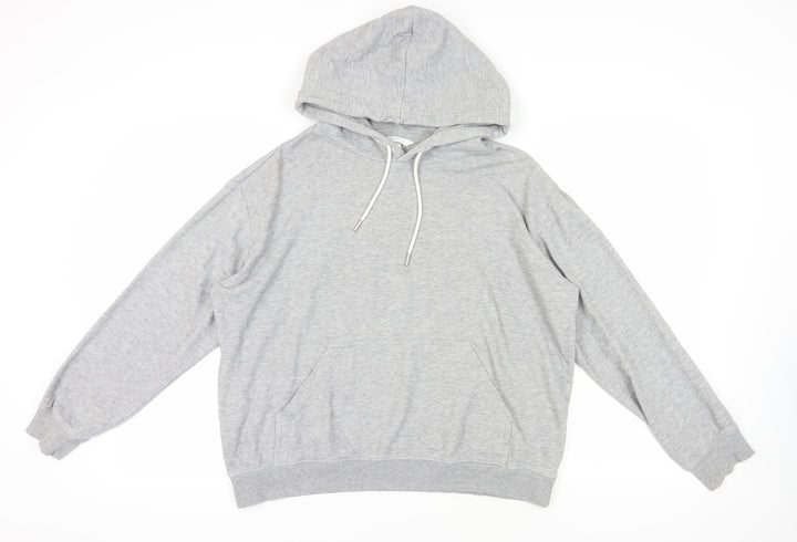 Grey Pullover Hoodie, Unisex Size 12, All Seasons