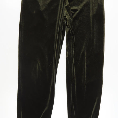 Moda Minx Green Velvet Joggers Size M