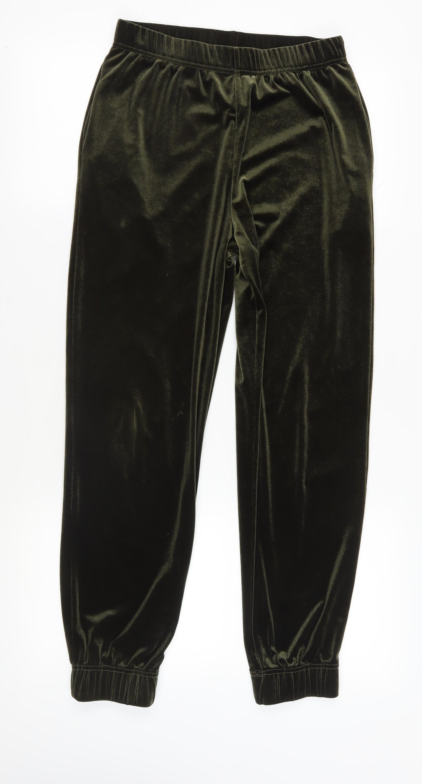 Moda Minx Green Velvet Joggers Size M