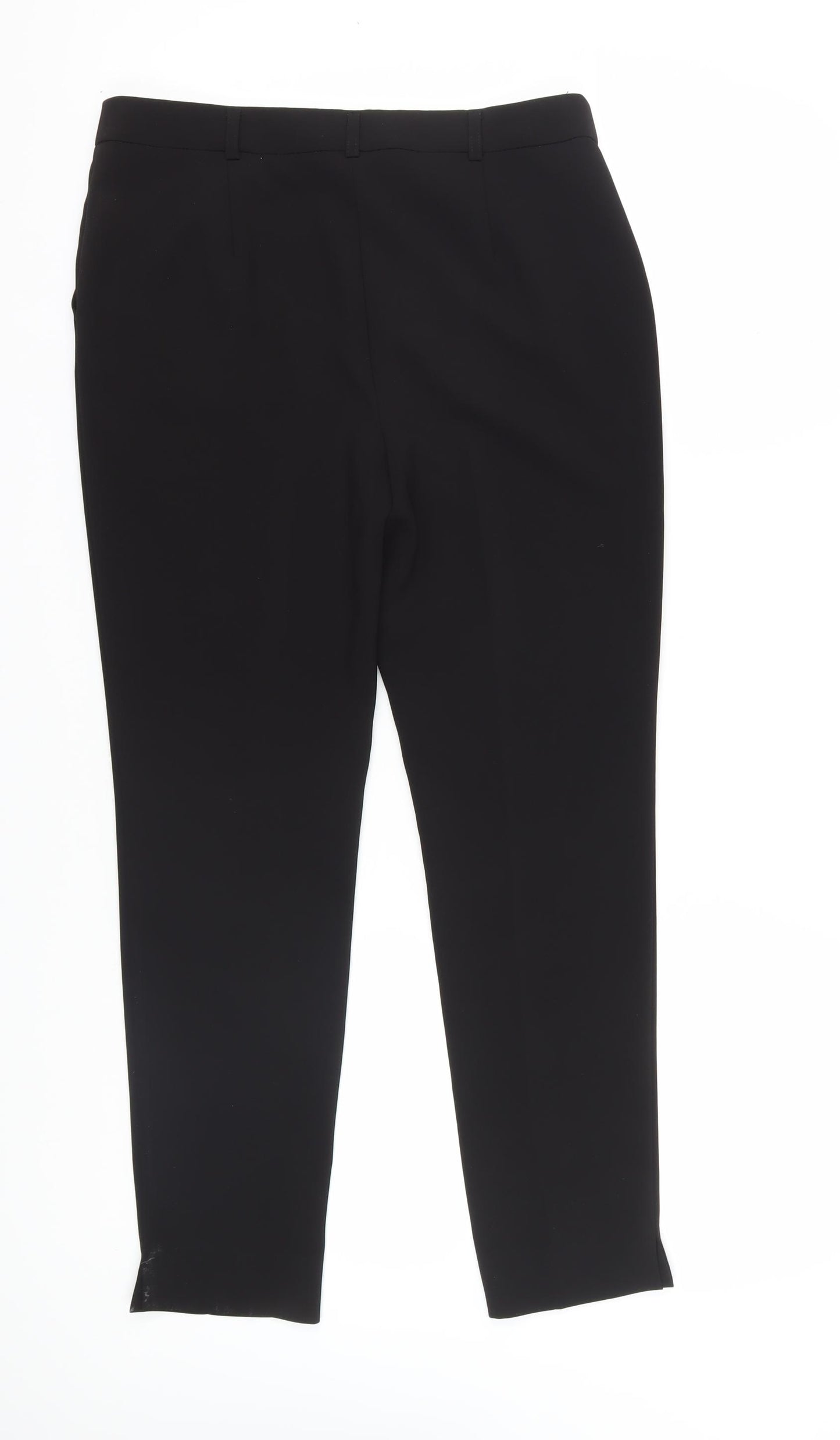 Warehouse Black Ankle Trousers, Size 10, Slim Fit