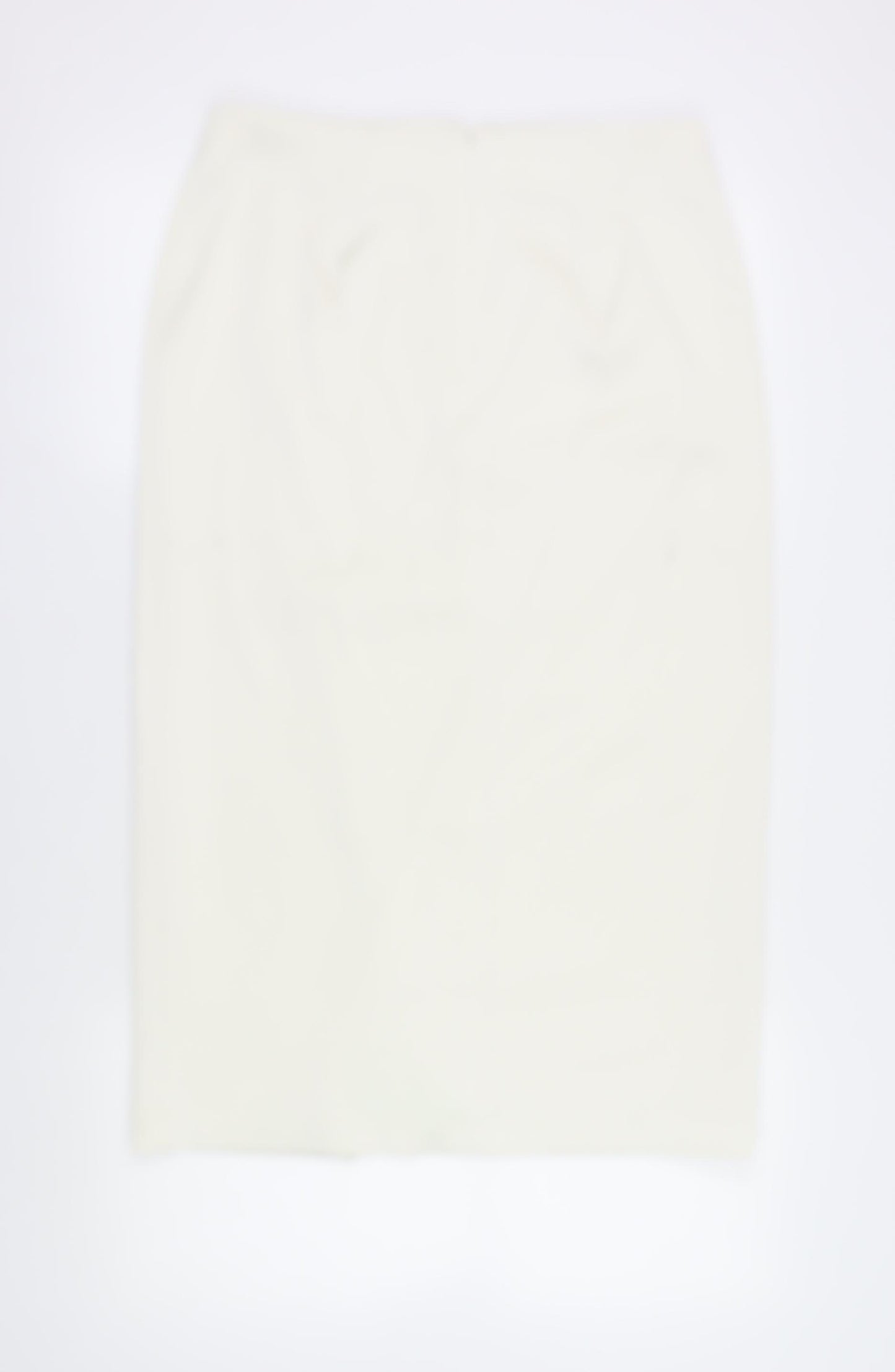 Marks and Spencer Ivory Midi Pencil Skirt, Size 14