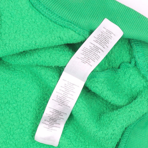 Boohoo Green XS Pullover Hoodie with Logo
